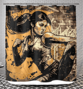 Train For The Impossible Shower Curtain - Beyond T-shirts